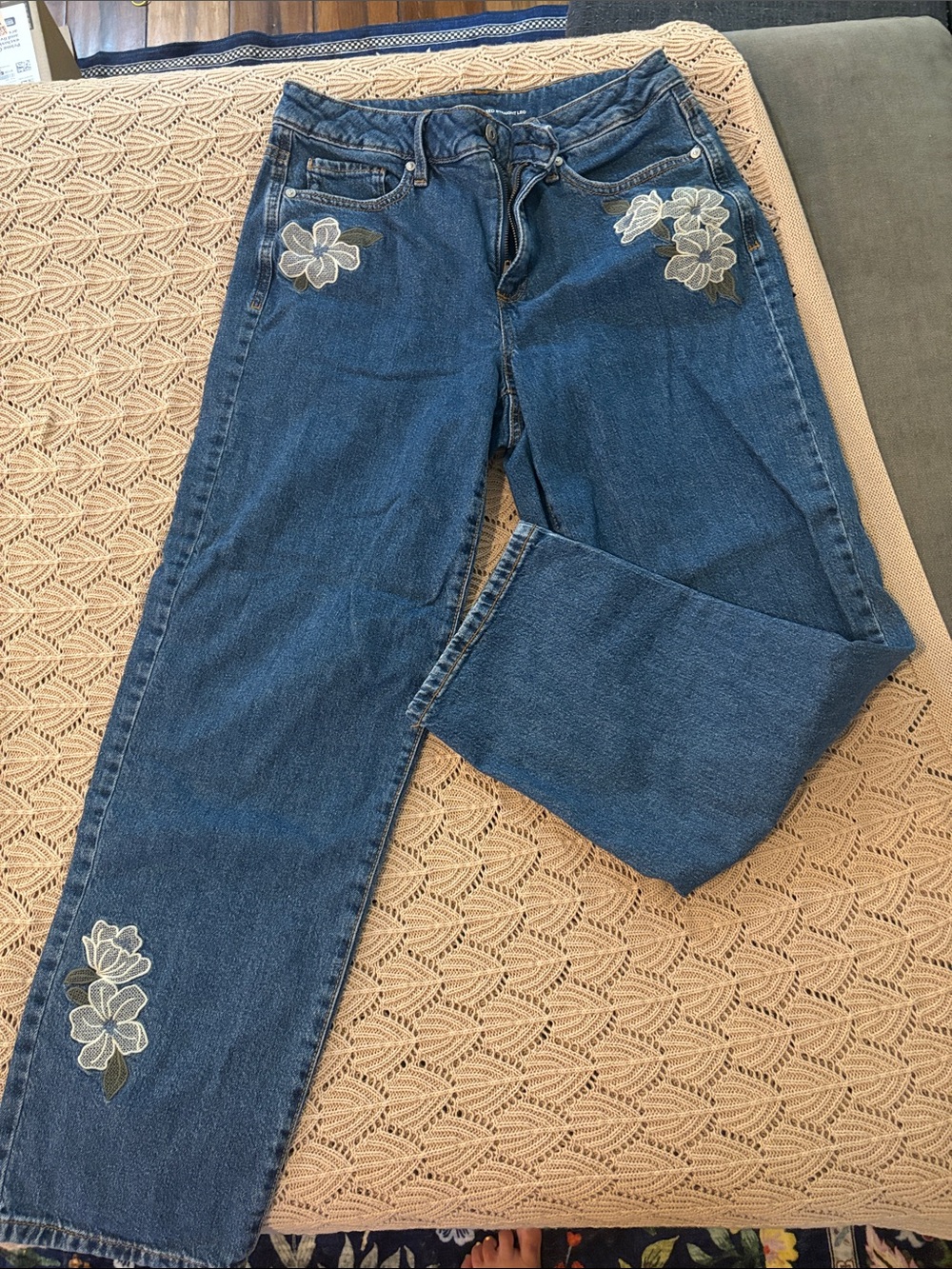 Style & Co relaxed straight leg jeans